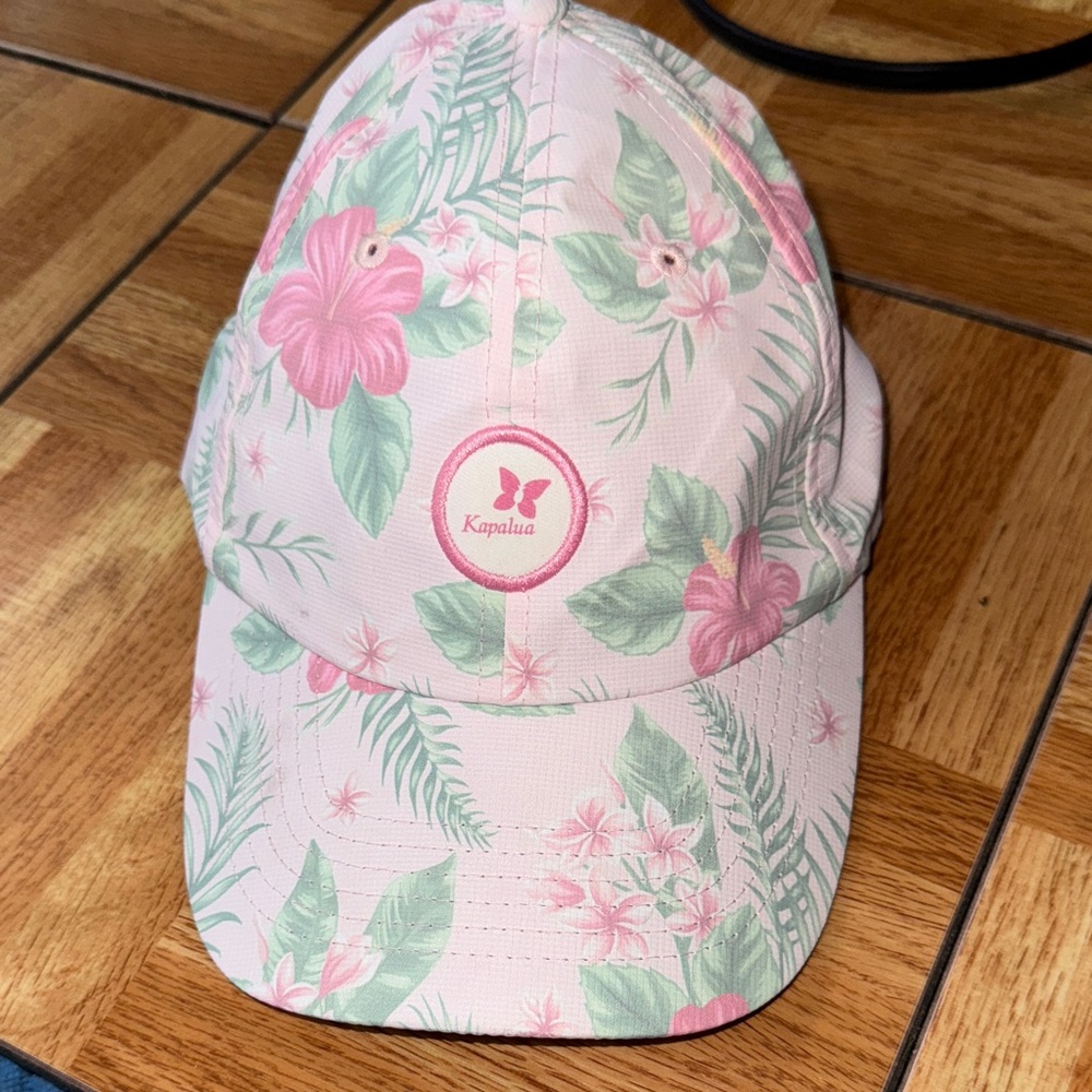 Kapalua Pink Floral Kids Cap - Small